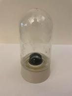 Vintage Bauhaus Plafondlamp met Glazen Kap., Ophalen of Verzenden