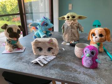 Interactieve speeltjes (fur real, yoda, pursepets,hatchimals beschikbaar voor biedingen