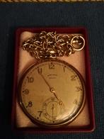 Montre de poche Union Ancre Union soviétique entièrement dou, Avec chaîne, Autres marques, 1930 à 1960, Enlèvement ou Envoi