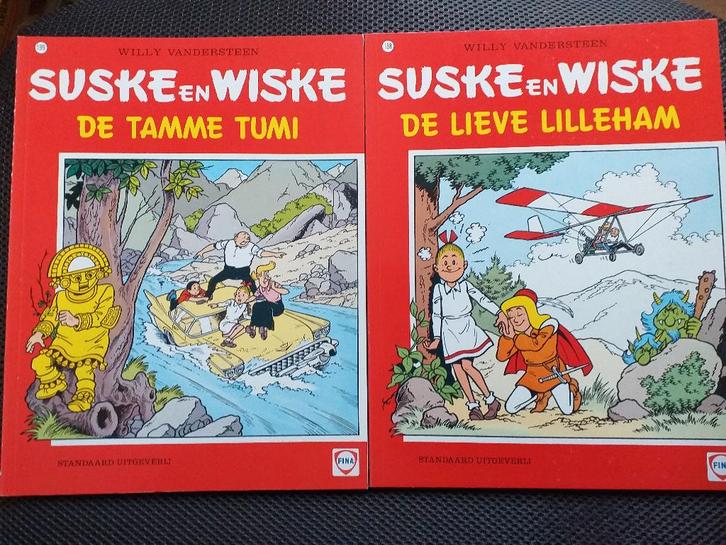 SUSKE EN WISKE  " RECLAME UITGAVEN FINA", Boeken, Stripverhalen, Zo goed als nieuw, Meerdere stripboeken, Ophalen of Verzenden