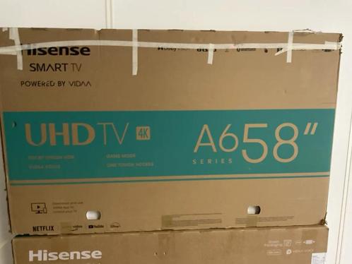 58 INCH HISENSE UHD TV, TV, Hi-fi & Vidéo, Télévisions, Neuf, QLED, 100 cm ou plus, 4k (UHD), Panasonic, 100 Hz, Smart TV, Enlèvement