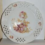 Vintage decoratie: porseleine sierbord Diam: 33 cm., Ophalen of Verzenden
