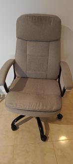 Bureaustoel met massagefunctie, Ophalen, Beige, Bureaustoel