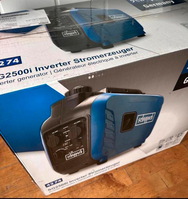 Noodstroom generator Benzine Aggregaat SG2500i, Bricolage & Construction, Générateurs, Comme neuf, Essence, Moins de 5 kVA, Démarrage électrique