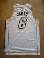 NBA LeBron James Heat (White Hot) shirt Adidas (L) (vlek), Sport en Fitness, Basketbal, Ophalen of Verzenden, Gebruikt, Kleding