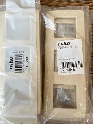 Afdekplaten Niko original creme kleur beschikbaar voor biedingen