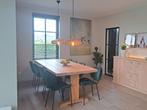 Massief eiken tafel 250x98cm, Ophalen, Zo goed als nieuw