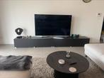 Zwarte TV-meubel Meubella, Ophalen, Zo goed als nieuw, 200 cm of meer, Minder dan 100 cm