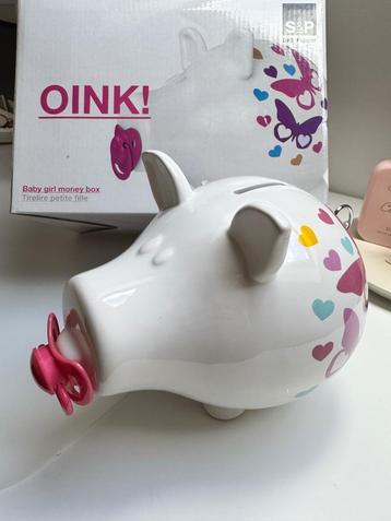 S&P OINK spaarvarken Baby Girl beschikbaar voor biedingen