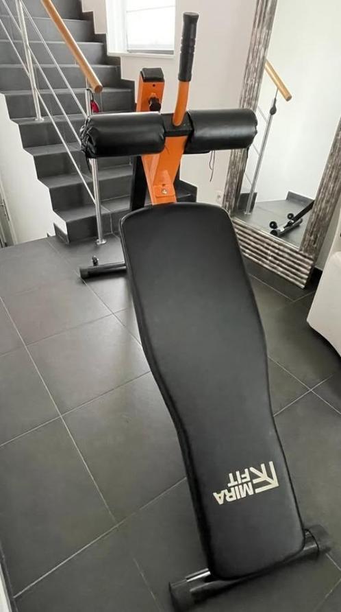 Mirafit verstelbare zitbank, Sport en Fitness, Fitnessmaterialen, Gebruikt, Fitnessbank, Buik, Ophalen