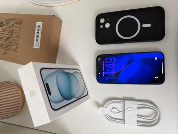 Iphone 15 -128gb wit - 90% - alle toebehoren beschikbaar voor biedingen