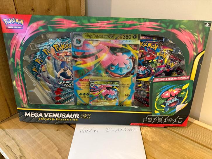 Pokémon Premium Box - Mega Venusaur ex Nieuw! Engels, Hobby en Vrije tijd, Verzamelkaartspellen | Pokémon, Nieuw, Overige typen