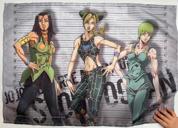 Jojo part 5 Stone Ocean poster, Neuf, Enlèvement ou Envoi, Rectangulaire horizontal, A1 jusqu'à A3