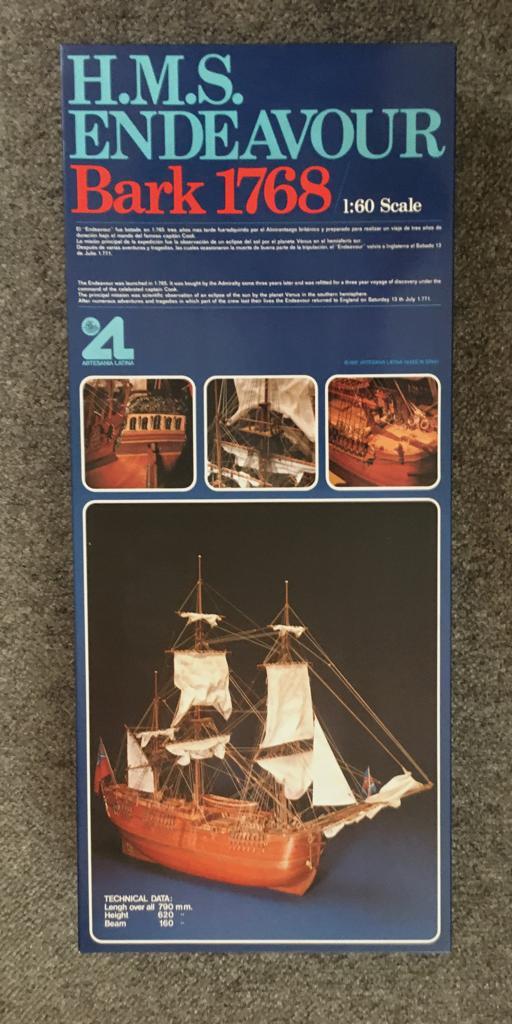 Endeavour-model, Hobby en Vrije tijd, Modelbouw | Boten en Schepen, Nieuw, 1:50 tot 1:200, Overige merken, Ophalen of Verzenden