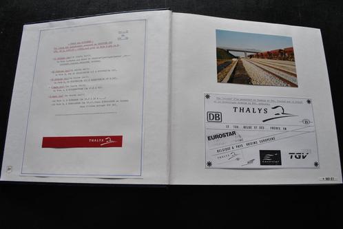 Gros Album photos originales THALYS TGV 29 RARE UNIQUE Train, Verzamelen, Spoorwegen en Tram, Gebruikt, Trein, Overige typen, Ophalen of Verzenden