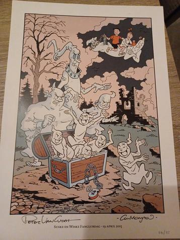 S&W - grote prent fanclubdag 2015 - genummerd/gesigneerd beschikbaar voor biedingen