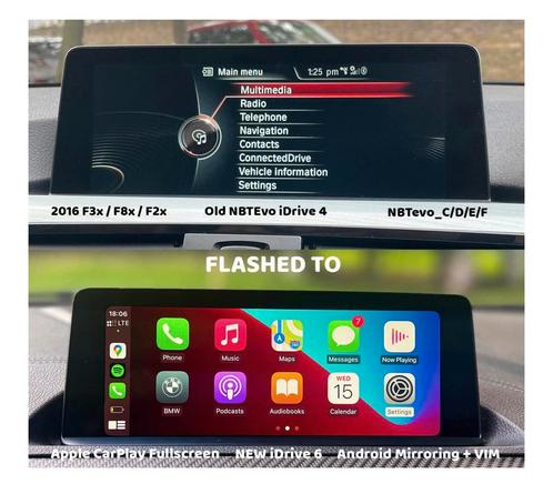 BMW NBTEvo iDrive 4 update + CarPlay fullscreen, Autos : Divers, Navigation de voiture