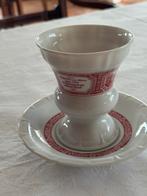 6 rudersheimers koppen met schotel, Antiek en Kunst, Ophalen