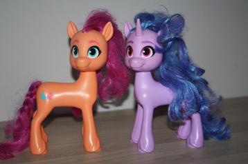 2x Hasbro 2020 , grote My Little Pony , 22 cm hoog