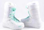 38 EU dames snowboardschoenen THIRTYTWO LASHED, white/mint, Sport en Fitness, Snowboarden, Verzenden, Nieuw, Schoenen