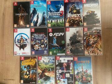 14 Switch games, Enlèvement ou Envoi, Comme neuf