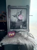 cadre vache, Enlèvement, Utilisé, Bois