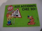 Sticker Stop aux accidents chez soi....Boule et Bill...Dimen, Collections, Enlèvement ou Envoi, Neuf, Bande dessinée ou Dessin animé