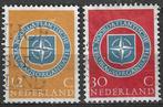 Nederland 1959 - Yvert 701-702 - 10 Jaar NATO (ST), Postzegels en Munten, Verzenden, Gestempeld