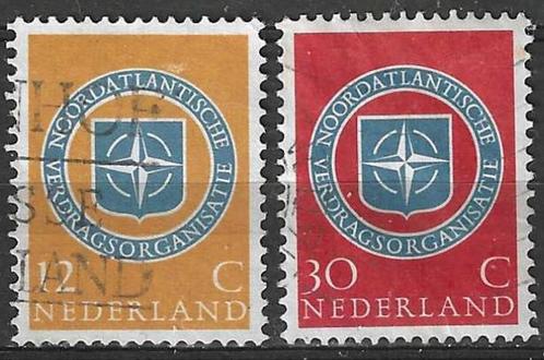 Nederland 1959 - Yvert 701-702 - 10 Jaar NATO (ST), Postzegels en Munten, Postzegels | Nederland, Gestempeld, Verzenden