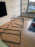 2 structures en acier noir pour étagère à DONNER, Maison & Meubles, Utilisé, Métal, 50 à 75 cm, Moins de 150 cm