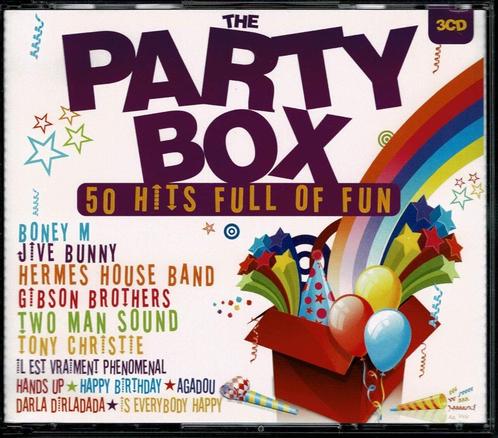 3CD-box The Party Box (50 Hits full of fun), CD & DVD, CD | Compilations, Comme neuf, Enlèvement ou Envoi