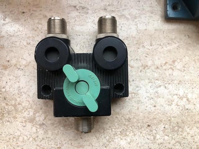 Coax schakelaar Diamond CX-210, Telecommunicatie, Zenders en Ontvangers, Zo goed als nieuw, Verzenden