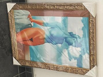 René Magritte - Photo print under wood art frame beschikbaar voor biedingen