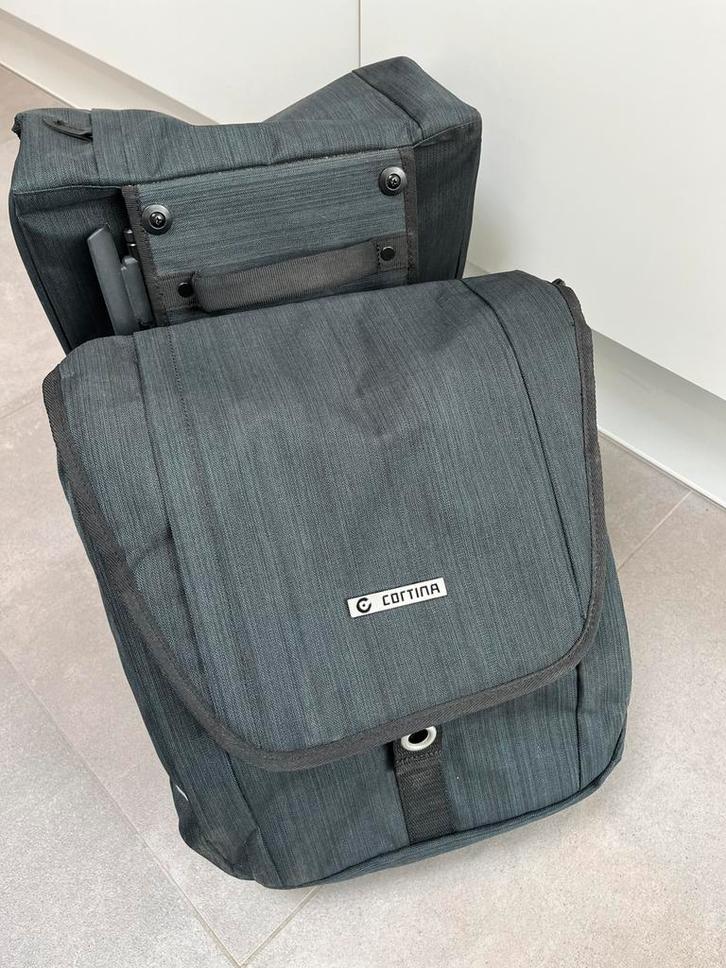 Cortina dubbele fietstas "Riga" - nieuw, Fietsen en Brommers, Fietsaccessoires | Fietstassen, Nieuw, Ophalen