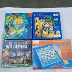 4 gezelschapsspellen, Hobby en Vrije tijd, Ophalen of Verzenden, Zo goed als nieuw, Clementoni