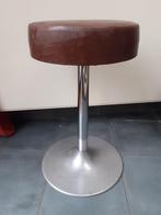 3 vintage originele Knoll stools chroom, Gebruikt, Hout, Ophalen
