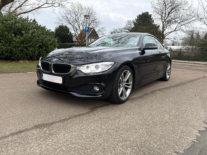 BMW 420d, Auto's, BMW, Particulier, 4 Reeks, Diesel, Euro 6, Coupé, 2 deurs, Automaat, Zwart, Zwart, Leder, Achterwielaandrijving
