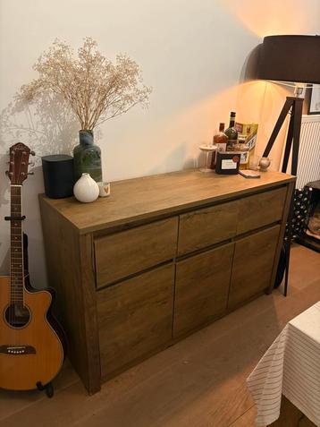 JYSK VEDDE Dressoir – Wild eiken (3 deuren, 3 lades) beschikbaar voor biedingen