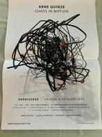 Arne Quinze affiche Chaos in motion 2013, Ophalen of Verzenden