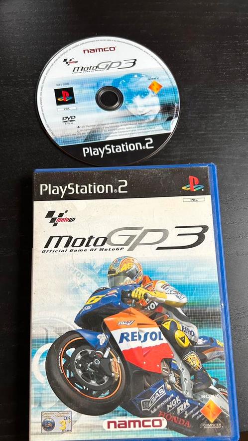 PS2 moto gp 3 namco, Consoles de jeu & Jeux vidéo, Jeux | Sony PlayStation 2, Comme neuf, À partir de 3 ans, Enlèvement ou Envoi
