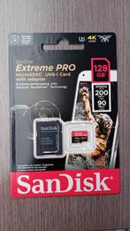 Geheugenkaart Sandisk 128GB extreme pro, Audio, Tv en Foto, Foto | Geheugenkaarten, Ophalen, Nieuw