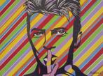 olieschilderij popart David Bowie (60x80 cm), Antiek en Kunst, Kunst | Schilderijen | Modern, Ophalen of Verzenden