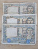 Oud geld Frankrijk, Duitsland, Belgie, Timbres & Monnaies, Billets de banque | Europe | Billets non-euro, Enlèvement ou Envoi