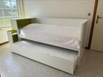 Flaxa bedbank, Huis en Inrichting, Ophalen, Gebruikt, Eenpersoons, Wit