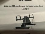 Stoelfiets, Sport en Fitness, Fitnessapparatuur, Ophalen, Zo goed als nieuw, Metaal, Stoelfiets