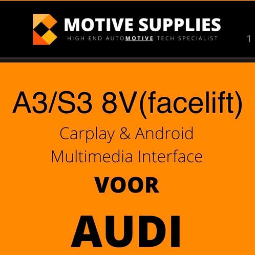 Motive Supplies Carplay/Android multimedia Audi A3, Auto-onderdelen, Elektronica en Kabels, Audi, Gebruikt, Ophalen of Verzenden