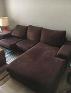 Grand et beau canapé avec large chaise longue, Utilisé, Enlèvement ou Envoi