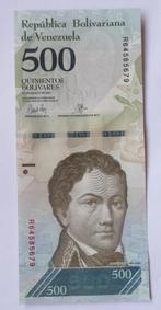 Venezuela 500 Bolívares 2017, Postzegels en Munten, Bankbiljetten | Amerika, Ophalen of Verzenden, Zuid-Amerika