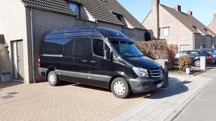 Mercedes sprinter 316d automaat zwart 189000km 100% correct, Auto's, Mercedes-Benz, Particulier, Trekhaak, Automaat, Zwart, Zwart