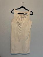 Beige jurk in deine stof van Avalanche (maat 3 (M)), Comme neuf, Beige, Taille 38/40 (M), Avalanche